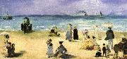 Edouard Manet On the Beach at Boulogne oil painting picture wholesale